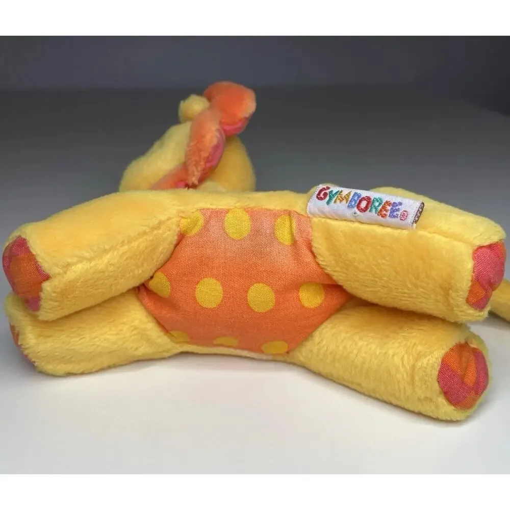 Vintage Gymboree Lion Plush Yellow Orange 5.5” Mini Small Stuffed Animal Lovey